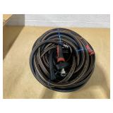 Giraffe Tools Garden Hose 100ft x 5/8", Water Hose Heavy Duty, Flexible, Lightweight Hybrid Hose with Swivel Handle, Male to Female Fittings, Burst 600 PSI