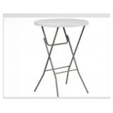 2 High Top Folding Bar Height Tables