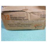 Case of Oneida Victor #1 Coil Spring Traps