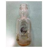 6 Vintage Cream Top Milk Bottles in Wire Milk Bottle Carrier