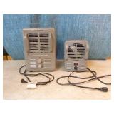 2 Portable Fan Heaters