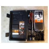 Portable Floor Jack and Emergency/Information Band Radio