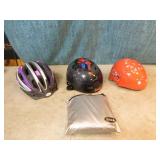 3 Bicycle Helmets