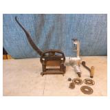 Vintage Tobacco Cutter and Meat Grinder