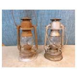 2 Vintage No. Kerosene Lanterns