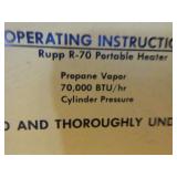 Rupp-R70 Portable Propane Heater