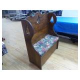 Rustic Wooden Entry Bench