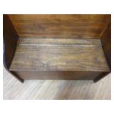 Rustic Wooden Entry Bench