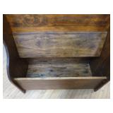 Rustic Wooden Entry Bench