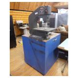 Skil 10" Variable Speed Band Saw Mounted on Cabinet