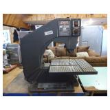 Skil 10" Variable Speed Band Saw Mounted on Cabinet