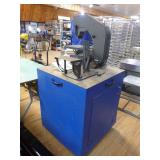 Skil 10" Variable Speed Band Saw Mounted on Cabinet