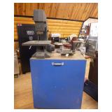 Skil 10" Variable Speed Band Saw Mounted on Cabinet