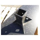 Skid Plate with Receiver for Skid Steer