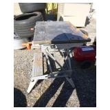 Genesis Miter Saw and Workmate Table Vice.