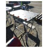 Genesis Miter Saw and Workmate Table Vice.