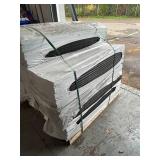 TAMKO Pallet of 11 Cartons of- CoolRidge 14.75 in. x 48 in. Black Polypropylene Ridge Vent with External Baffles (12 pcs per carton)- Retail Value of $1,121.34