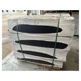 TAMKO Pallet of 11 Cartons of- CoolRidge 14.75 in. x 48 in. Black Polypropylene Ridge Vent with External Baffles (12 pcs per carton)- Retail Value of $1,121.34