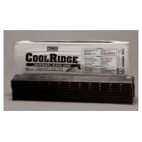 TAMKO Pallet of 11 Cartons of- CoolRidge 14.75 in. x 48 in. Black Polypropylene Ridge Vent with External Baffles (12 pcs per carton)- Retail Value of $1,121.34