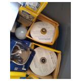 Tote Of Light Bulbs - Some Vintage & Some Specialty Bulbs