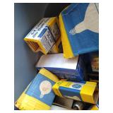 Tote Of Light Bulbs - Some Vintage & Some Specialty Bulbs