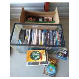 Large Media Lot - VHS, DVDs, Video Games