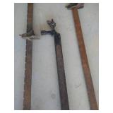 Vintage Wood Clamps & Unknown Vintage Metal Part