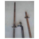 Vintage Wood Clamps & Unknown Vintage Metal Part