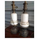 (2) Pairs of Vintage Lamps