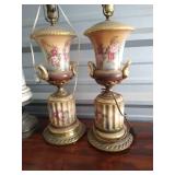 (2) Pairs of Vintage Lamps