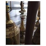 Large Lot of Vintage Lamps & Table