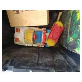 Huge Lot of Random Toys & Toy Box