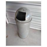 Vintage Metal Trash Can