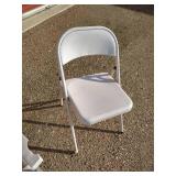 Chair Lot - Patio Lounge Chair & (2) Folding Metal Chairs