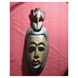 Large Wood Traditional Asian Mask