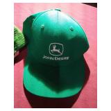 (2) John Deere Caps