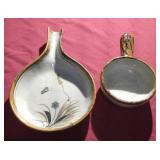 (2) Beautiful Mexican Hand-Made Pottery Dishes