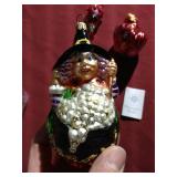 (3) Christopher Radko Hand-Blown Glass Halloween Ornaments