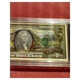 Beautiful Slabbed Painted Uncirculated $2 Note