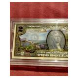 Beautiful Slabbed Painted Uncirculated $2 Note