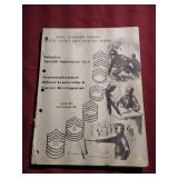 Vintage 1960 Army Extension Course Manual