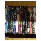 Box of DVDs
