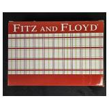 Fitz and Floyd Holiday Plates Set: Dear Santa Sentiment Tray and Noel Classique Canape Plate