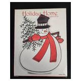 Holiday Home by Fitz and Floyd Snowman Canape Plate in Box