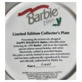 Limited Edition Barbie Collector Plates by Hallmark and Enesco