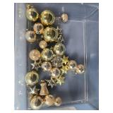 Gold and Silver Christmas Ornaments Assortment