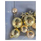 Gold and Silver Christmas Ornaments Assortment