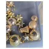 Gold and Silver Christmas Ornaments Assortment