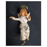 Set of 3 Handcrafted Christmas Figurines - Santa, Angel, Williraye Studio Snowman Sleigh