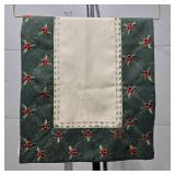 Set of 2 Holiday Table Runners with Festive Designs